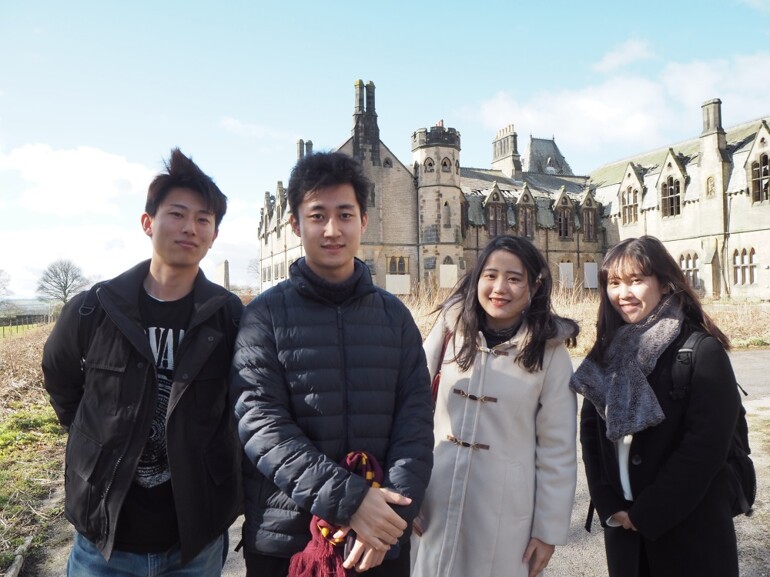 ECCP students visiting Ushaw College on 13 March 2019