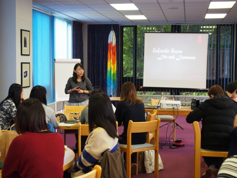 Ms Nasuno's Lecture on Lafcadio Hearn